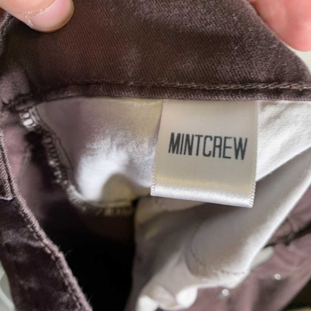 Mintcrew Jeans Mens 38x30 Brown Straight Leg 100% Cotton Button Fly Denim Pants - Picture 12 of 16